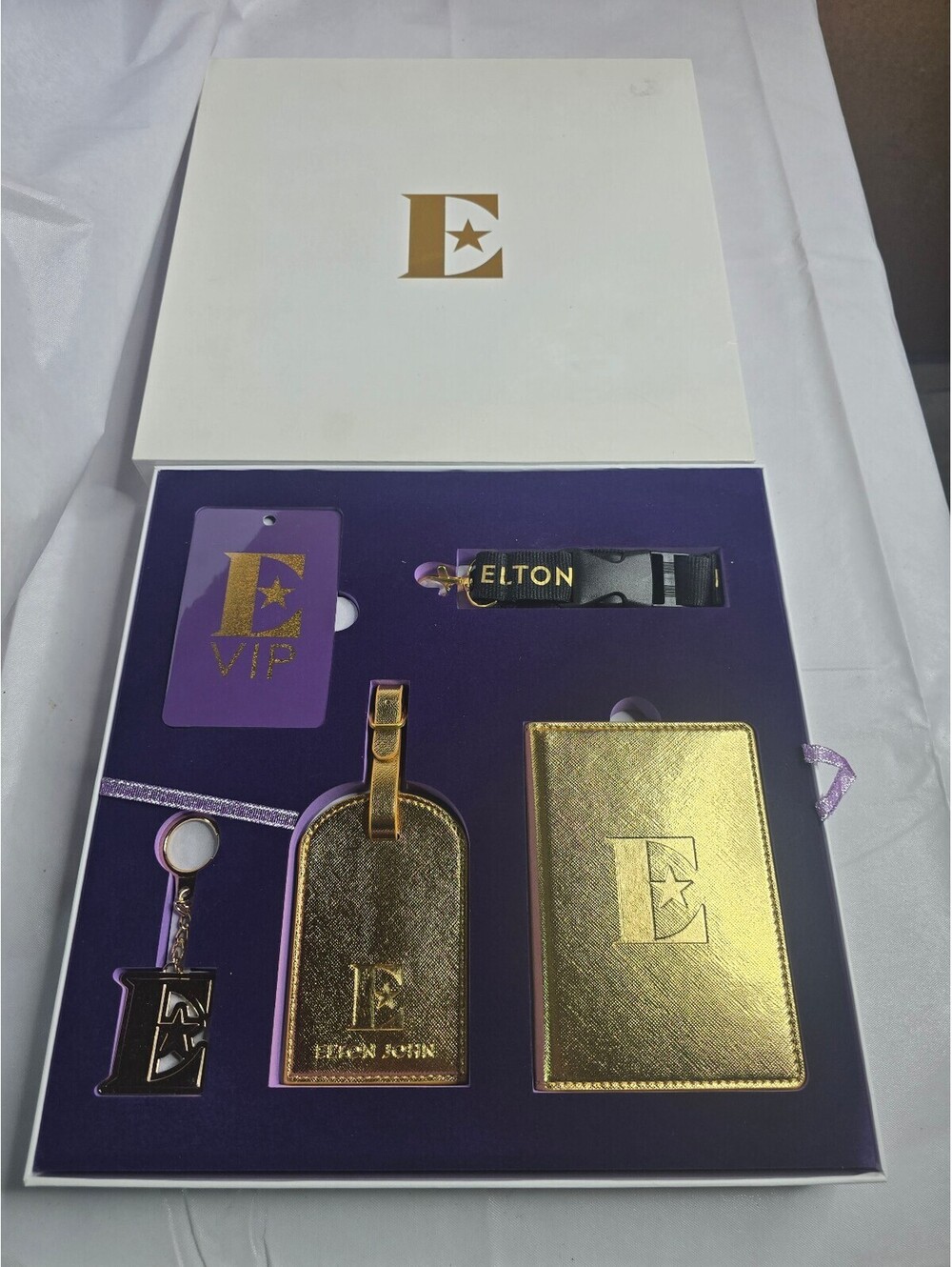 Elton John Farewell Yellow Brick Road VIP Tour Gift Box Set Memorabilia NIB